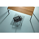 Ecogrip® Solid-RS Office Products floor protection mat, for carpets, anchor studs, non-slip &amp; flame-retardant, 900 x 1200 mm, PC &amp; PUR, transparent