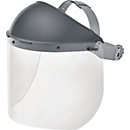 Ecran facial d'électricien ASCHUA GFKKH001-E, PC clair, 460x200x1,5mm, EN 166/170, GS-ET 29