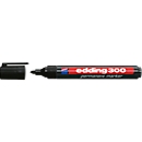 EDDING Permanent Marker 300, mit Rundspitze, 1 Stück, schwarz