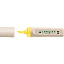 edding Textmarker 24 EcoLine, zu 90 % aus nachwachsenden Rohstoffen, nachfüllbar, Schreibfarbe gelb, 10 Stück