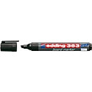 edding Whiteboard Marker 363, Keilspitze, 10 Stück, schwarz