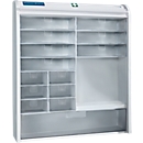 EHBO-roldeurkast Rollmed, B 480 x D 420 x H 100 mm, zonder inhoud, wit