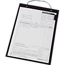 EICHNER Basic order pouch, Velcro fastener, DIN A4, black, 10 pieces