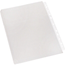 EICHNER Document sleeve, DIN A4, open top, 10 pieces, transparent