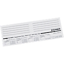 EICHNER insert cards for document folders