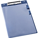 EICHNER Portapapeles Klemmfix, DIN A4, plástico, con bolsillo transparente, A4, azul