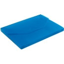 EICHNER verzamelbox, extra breed, steeksluiting, polypropeen, 5 stuks, transparant-blauw