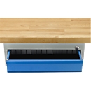 Einzelschublade, mit Gehäuse, abschließbar, inkl. 2 Schlüssel, B 508 x T 590 x H 180 mm, lichtblau RAL 5012
