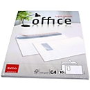 ELCO Office Briefumschläge,DIN C4, m. Fenster rechts, 120 g/m², 10 Stück