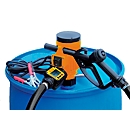 CEMO electric pump, 12 V, 30 l/min effective, 4 m connection cable with terminals, hose 6 m, jet valve