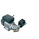 Electric pump CEMO Viscomat-Flowmat 200/2, 230 V, 800 W, 9 l/min, for lubricant, with pressure switch, bilateral connection 1" IG