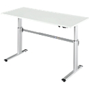 Elektrisch in hoogte verstelbare werktafel, B 1800 x D 800 x H 725-1185 mm, lichtgrijs 