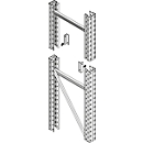 Front side locking, p. frame depth 850 mm, strut width 75 mm
