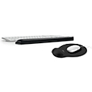 Ensemble repose-poignets + tapis de souris économique, de forme ergonomique, anthracite