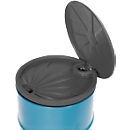 Entonnoir à fût, polyéthylène, bleu, Ø 605 x H 145 mm, volume de remplissage 5 l, avec couvercle