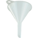 Entonnoir universel, Ø 80 mm, polyéthylène (HDPE), compatible avec les aliments, avec oeillet et nervures de ventilation