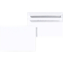 Enveloppes blanches114 x 162  mm (C6), 75 g/m², sans fenêtre, autocollantes, paquet de 1000 pièces