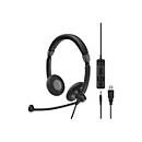 EPOS SC 75 USB MS - Headset - On-Ear - kabelgebunden - 3,5 mm Stecker, USB - Schwarz