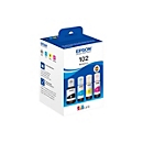 Epson 102 Multipack - 4er-Pack - Schwarz, Gelb, Cyan, Magenta - original - Tintenpatrone - für EcoTank ET-15000, 2750, 2751, 2756, 2850, 2851, 2856, 3850, 4750, 4850, 4856