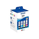 Epson EcoTank 104 - 4er-Pack - Schwarz, Gelb, Cyan, Magenta - original - Nachfülltinte