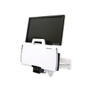 Ergotron 200 Series Combo Arm - 8,2 kg - 61 cm (24") - 75 x 75 mm - 100 x 100 mm - Blanc
