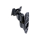 Ergotron 200 Series Wall Mount Pivot - 11,3 kg - 61 cm (24") - 75 x 75 mm - 100 x 100 mm - Noir