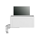 Ergotron CareFit Combo Arm with Worksurface - Befestigungskit (Gelenkarm, Ausfahrbare Tastaturablage mit integrierter Arbeitsoberfläche, Wandhalterung, Laufschienenadapter)