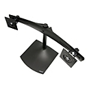 Ergotron DS Series DS100 Dual Monitor Desk Stand - Horizontal - 14 kg - 61 cm (24") - 75 x 75 mm - 100 x 100 mm - Noir