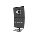 Ergotron DS100 - Befestigungskit (28" Stange, Basis, 2 Drehgelenke, 2 VESA-Adapter) - schmal - für 2 LCD-Displays - Stahl, Aluminium - Schwarz - Bildschirmgröße: bis zu 68,6 cm (bis zu 27 Zoll)