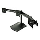 Ergotron DS100 Triple-Monitor Desk Stand - Aufstellung - für 3 LCD-Anzeigen - Aluminium, Stahl - Schwarz - Bildschirmgröße: bis zu 53,3 cm (bis zu 21 Zoll)