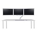 Ergotron HX - Montagekomponente (Griff, 3 Drehzapfen, Bogen mit drei Scharnieren) - für 3 LCD-Anzeigen - weiß - Bildschirmgröße: bis zu 61 cm (bis zu 24 Zoll) - Armmontage