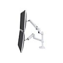 Ergotron LX - Befestigungskit - für 2 LCD-Displays - weiß