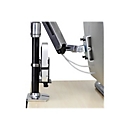 Ergotron - Mini-PC-Halterung - unter Tisch montierbar, Pfosten montierbar, an Wandschiene montierbar, VESA-Halterung montierter - Schwarz - für Ergotron NX; LX Dual Side-by-Side Arm