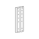 Ergotron - Montagekomponente (Schienenmontage Halterungsset) - für Flachbildschirm - Aluminium - Wandmontage - für ARMS 100 series, 200 series, 300 series, 400 series