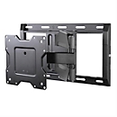 ergotron® Neo-Flex® Support mural pour écran UHD, pour 1 écran jusqu'à 70″ & jusqu'à 54,4 kg, inclinable et pivotant, guide-câble, VESA, matériel de montage, noir