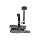 Ergotron Sit-Stand Combo Ablageflächen-System - Befestigungskit (Griff, CPU-Halter, 2 Schienenabdeckungen, 2 Kabelkanäle, Handgelenkkissen, Display-Halterung, Tastatur-Tablett, CPU Wandhalterung, Mausablage zum Herausziehen, VESA-Halterung, Wandsc...