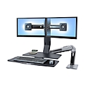 Ergotron Sta-/zitwerkplek WorkFit-A, Dual