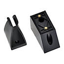Ergotron - Strichcode-Scanner-Halterung - geeignet für Wandmontage - Schwarz - für P/N: 45-353-026, 45-354-026
