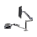 Ergotron WorkFit-LX - Stehender Tischwandler - Polished Aluminum