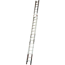 Escalera extensible con cuerda ROBILO, 2 x 15 peldaños
