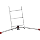 Escalera polivalente Hailo S100 ProfiLOT, EN 131, sistema LOT, escalera ajustable hasta 540 mm, hasta 150 kg, 2 x 9 + 1 x 8