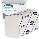 Essuie-mains Kleenex® Ultra 6772, 2 plis, pliage interfolié, 30 paquets de 94 serviettes, blanc