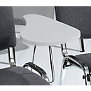 Estante para asiento apilable ISO, gris claro