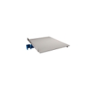 Estante universal para mesa de embalaje y trabajo Rocholz System 1200/1600/2000, hasta 25 kg, regulable en altura, An 440 x Pr 520 x Al 90 mm, gris claro