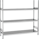 Estantería para grandes cargas WR 3000, módulo base, profundidad 400 mm, altura 1960 mm, anchura de cuerpo 1994 mm