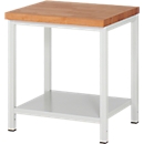 Établi série 8000, fixe, tablette en tôle d'acier, l. 750 x P 700 x H 840 – 1040 mm
