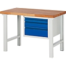 Établi type 7126-1, l. 1250 x P 700 x H 840 mm