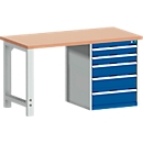 Établi W-1577/11-2.34, bleu gentiane RAL 5010