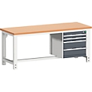 Établi W-2077/11-2.08, gris anthracite