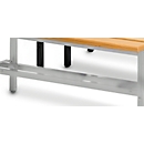 Étagère à chaussures, pour banc, L 1495 x P 200 mm (livré sans banc)